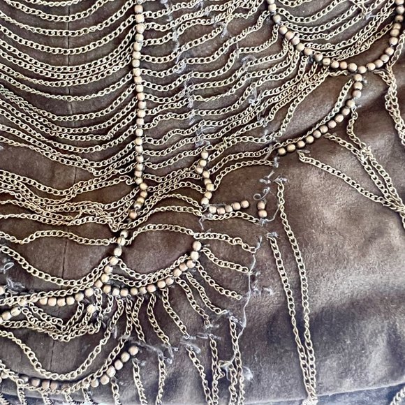 Antik Batik Beaded Hobo Bag — Khaki Green - Picture 6 of 6